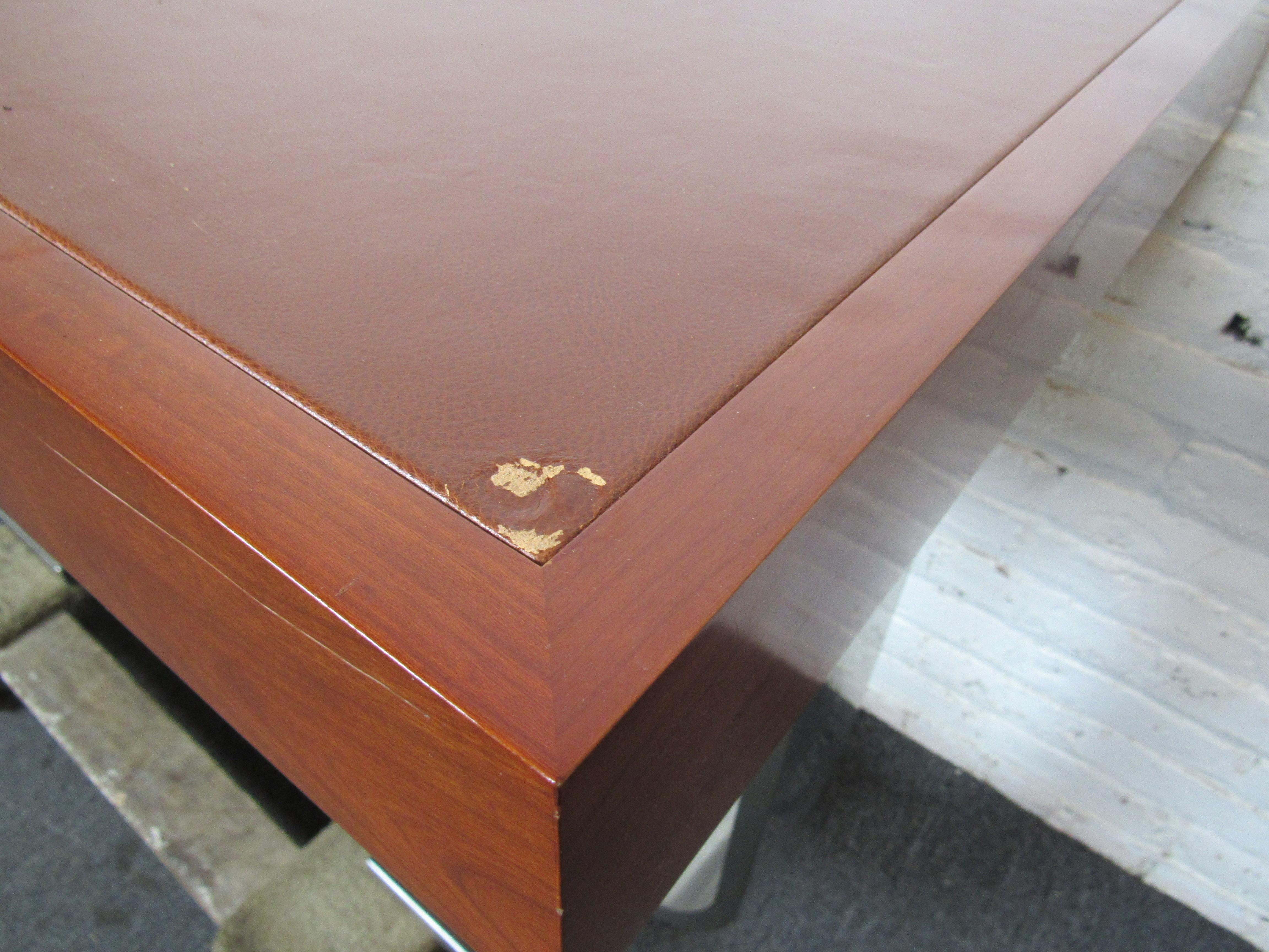 desks with leather tops