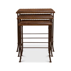 Leder Tischplatte Nest of Tables