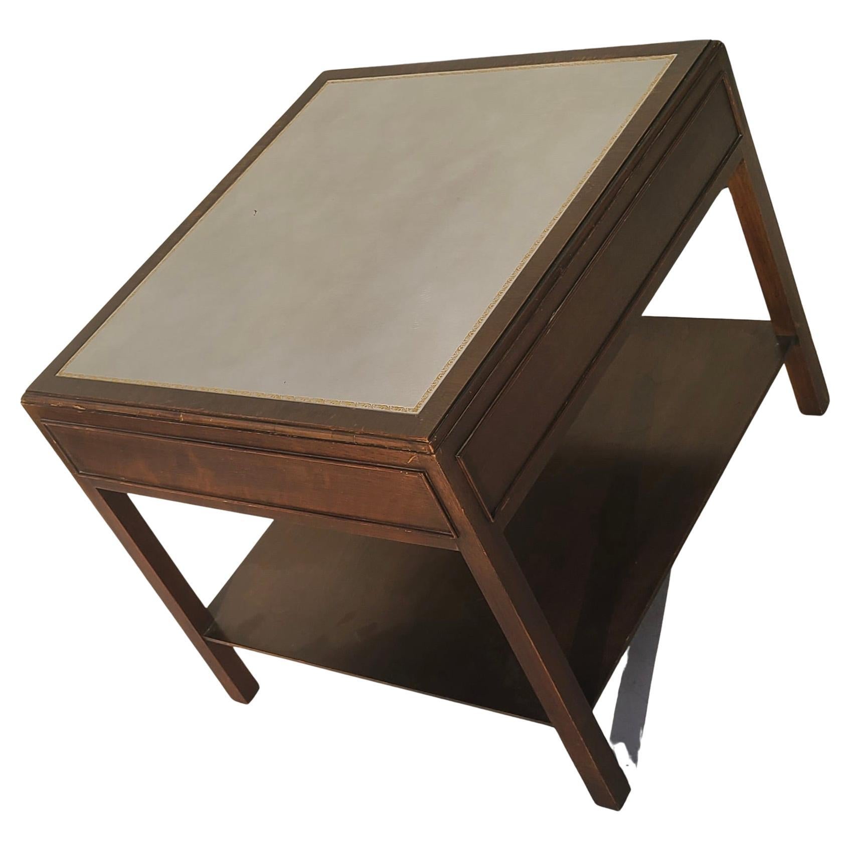 Lampe d'appoint en cuir par Johnson Furniture Bon état - En vente à Fraser, MI