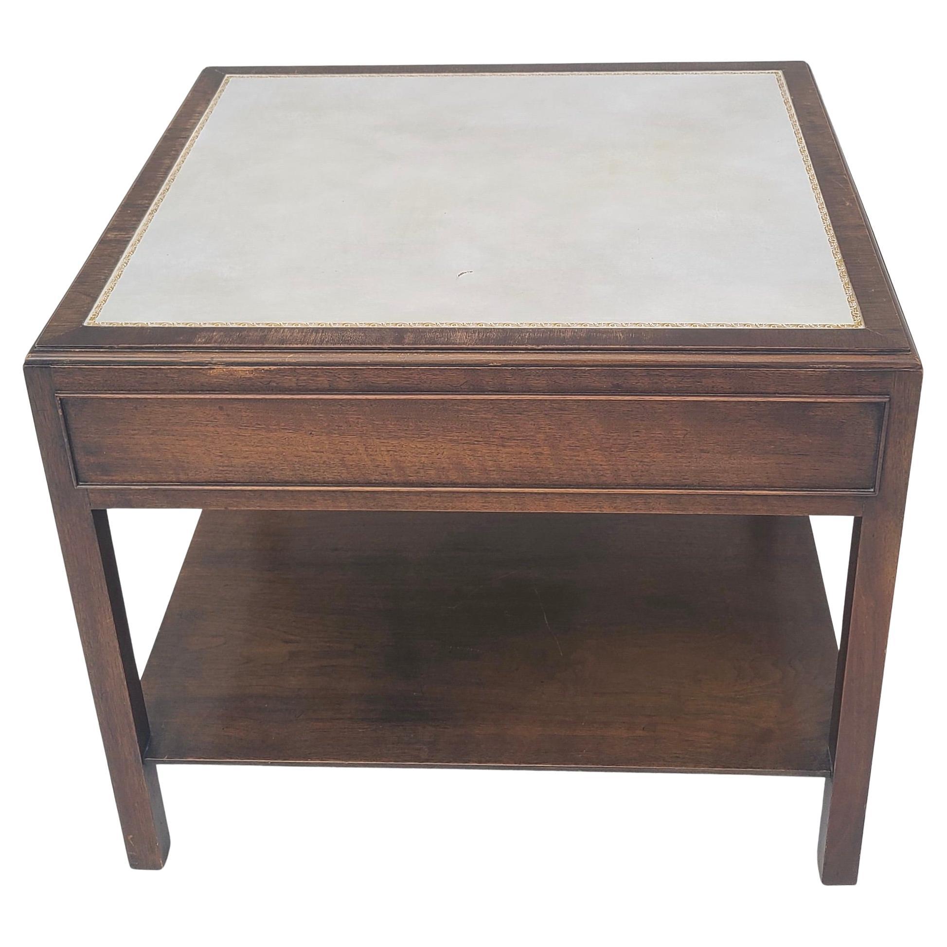 Lampe d'appoint en cuir par Johnson Furniture en vente 1