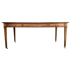 Leather Top Writing Desk by Kittinger