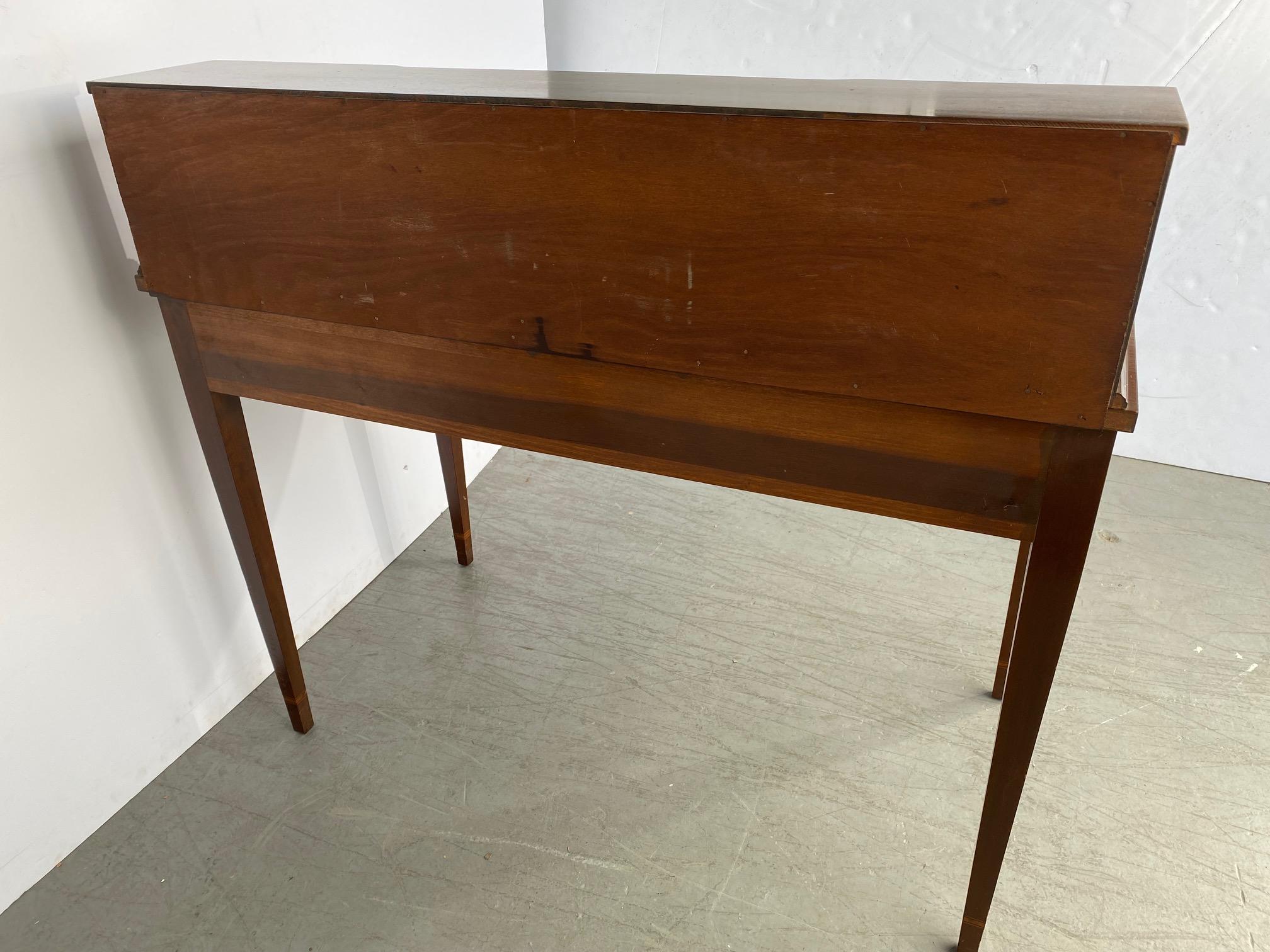 American Leather Top Writing Desk
