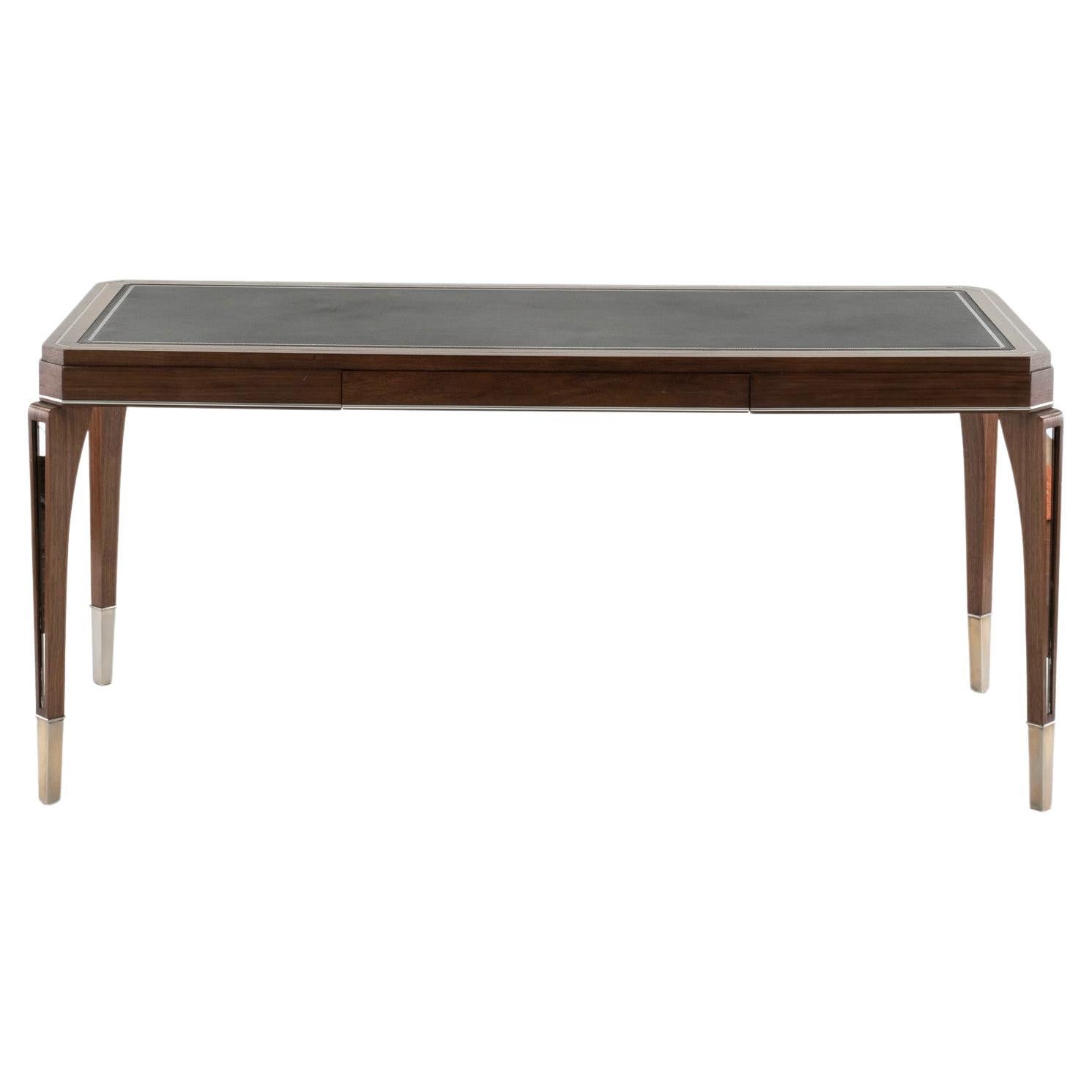 Antique Victorian Mahogany Leather Top Writing Table / Desk at 1stDibs