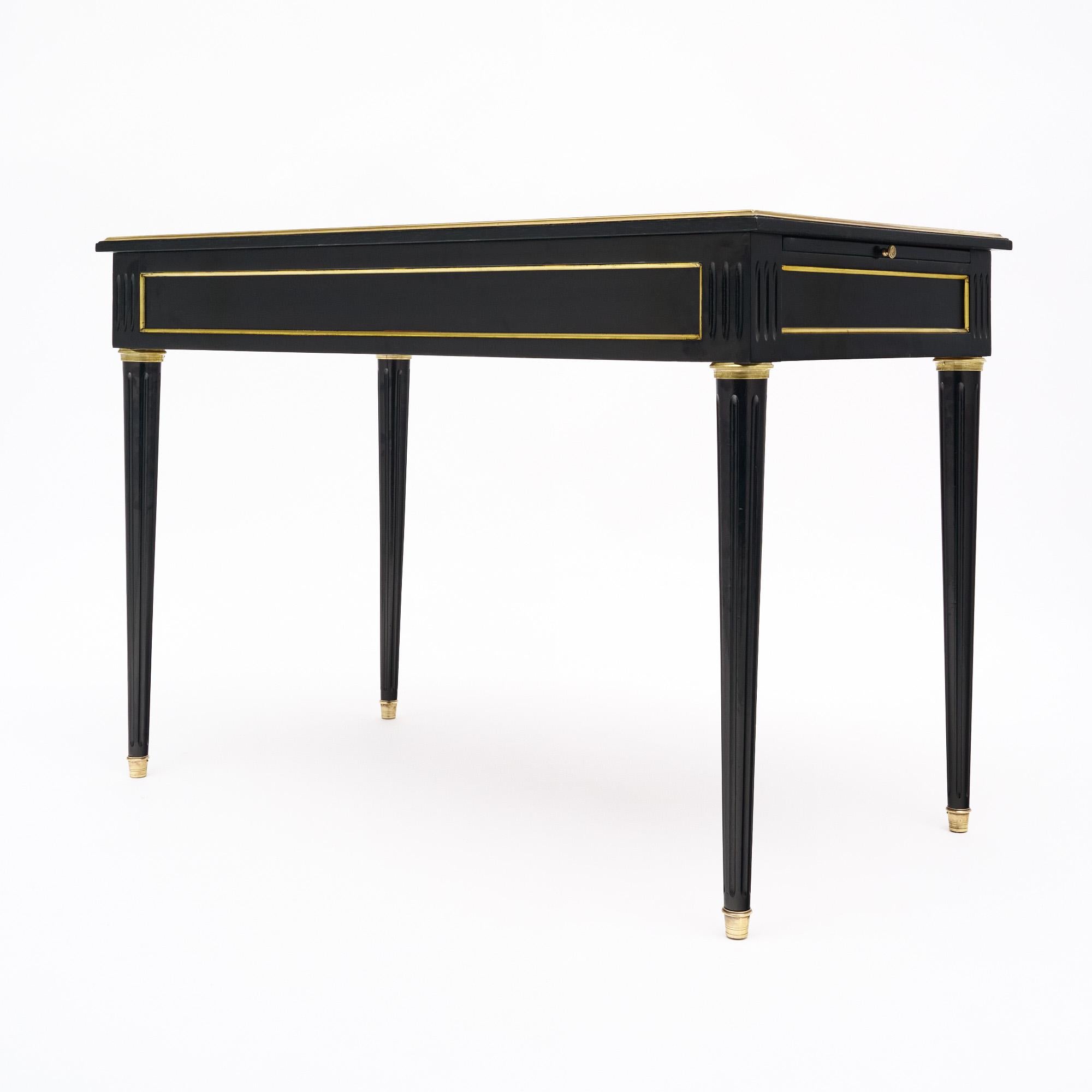 Leather Topped Louis XVI Writing Desk For Sale 2
