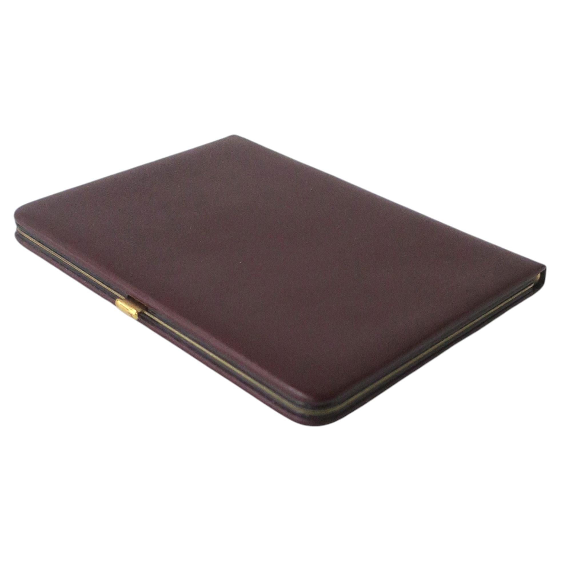 Leather Travel Picture Frame or Keepsake Wallet for Photos, Papers, by T Anthony