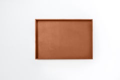 Leather Tray ALINEA by ARIA HOME - Retangular Large B - Color: Savannah