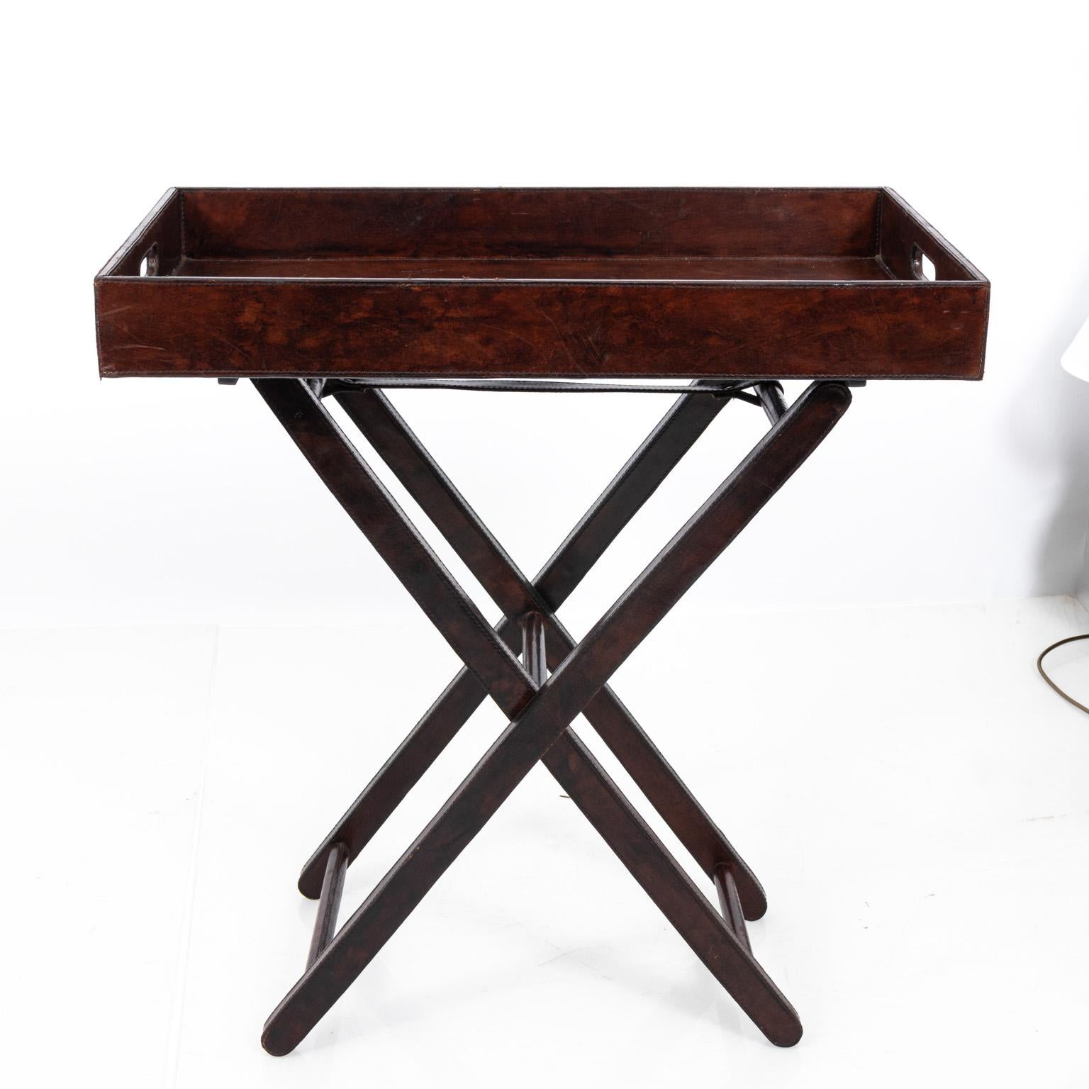 Leather Tray Table by Ralph Lauren 3