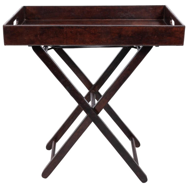 Leather Tray Table by Ralph Lauren at 1stDibs