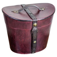 Leather Trunk, circa 1910-1920