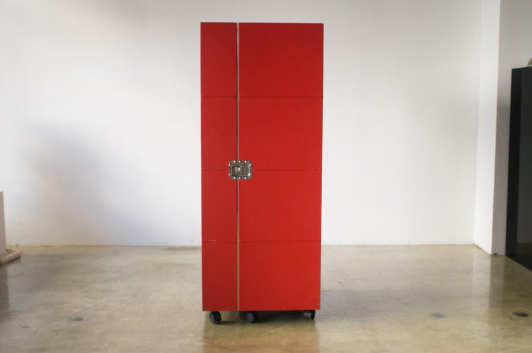 Leather Trunk Contemporary Wardrobe Travel Trunk by Shigeru Uchida For