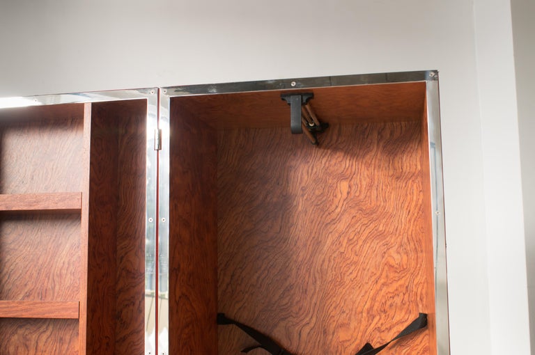 Leather Trunk Contemporary Wardrobe Travel Trunk by Shigeru Uchida For