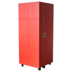 Leather Trunk Contemporary Wardrobe Travel Trunk by Shigeru Uchida