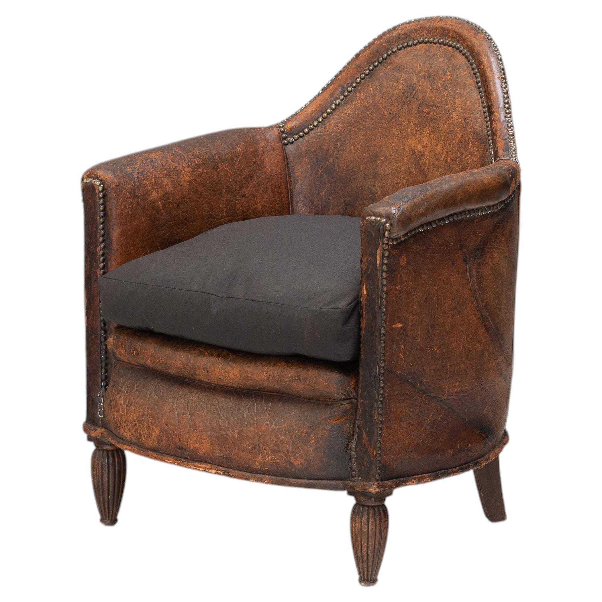 Leather Tub Chair