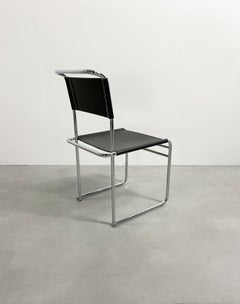 Leather Tubular Bauhaus B5 Chair Designed by Marcel Breuer