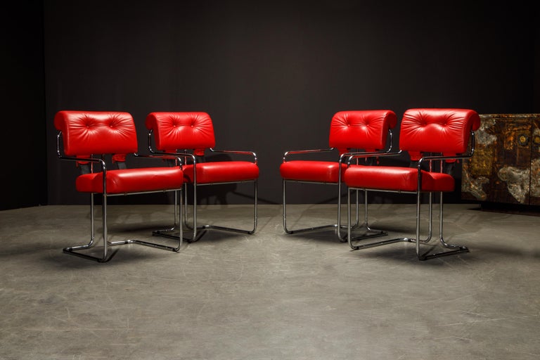 Chaises longues Tucroma (2) en cuir cognac Par Guido Faleschini Pour I4 Mariani | €13,140