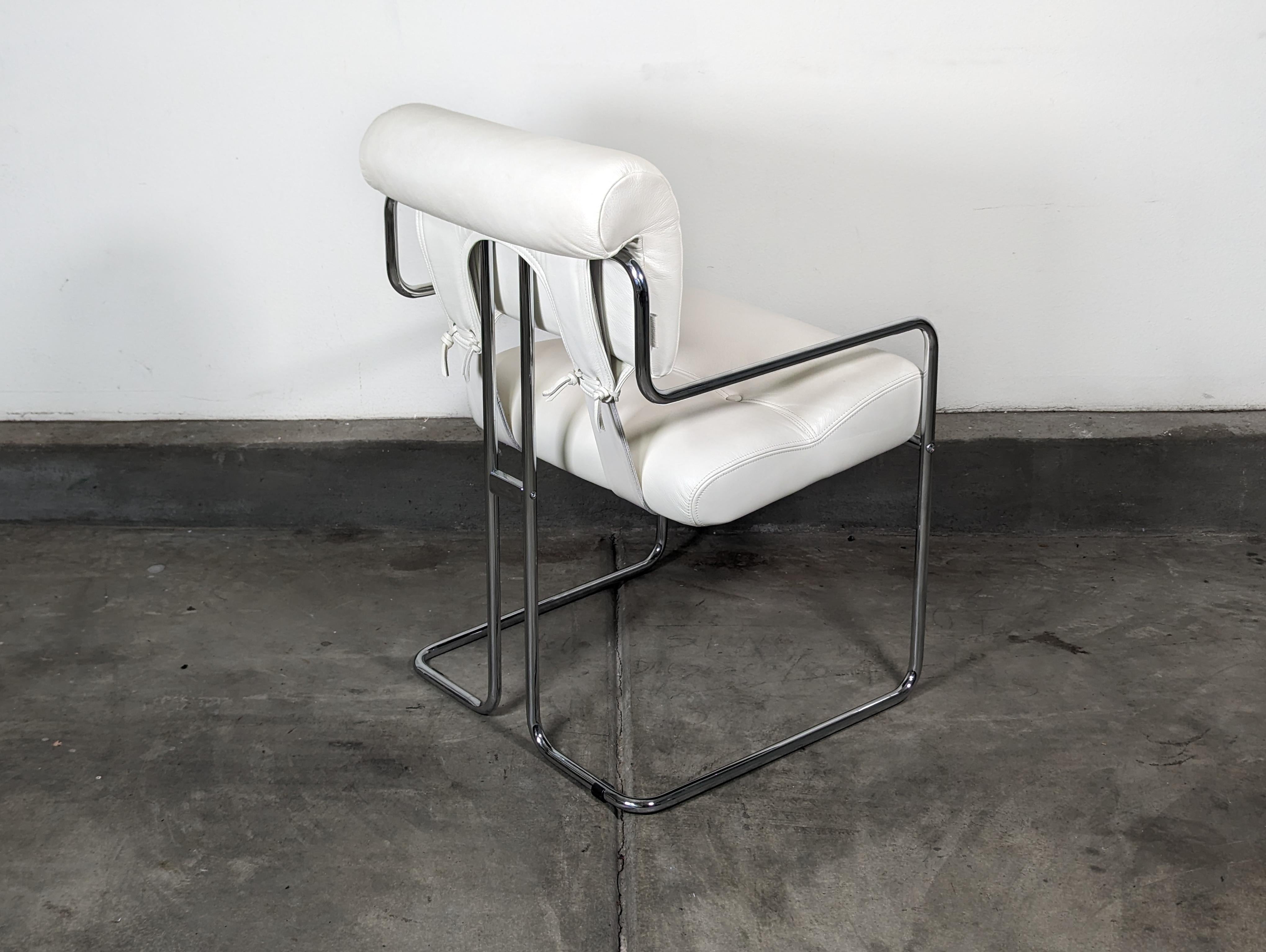 Leather Tucroma Chair by Guido Faleschini for i4 Mariani For Sale 4