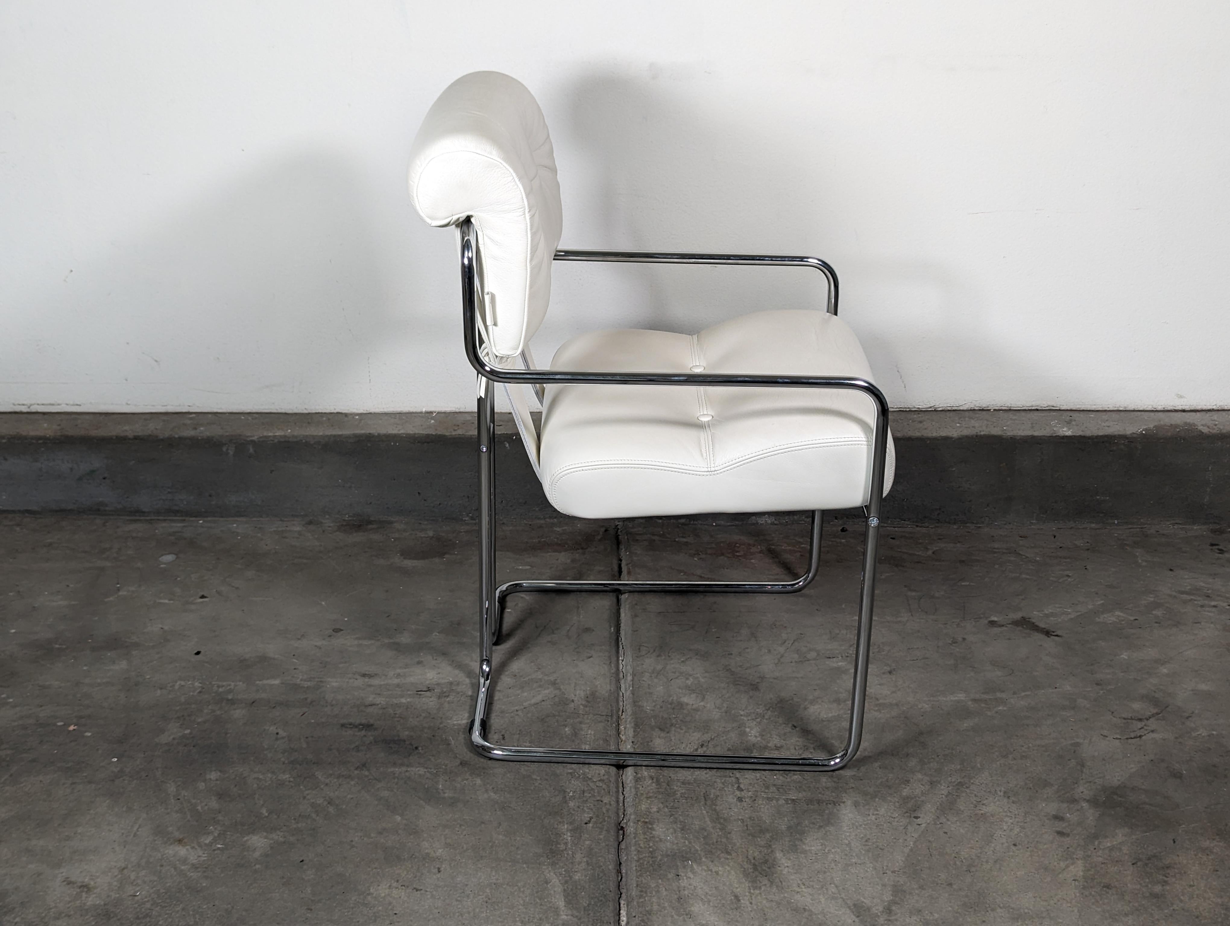 Leather Tucroma Chair by Guido Faleschini for i4 Mariani For Sale 5