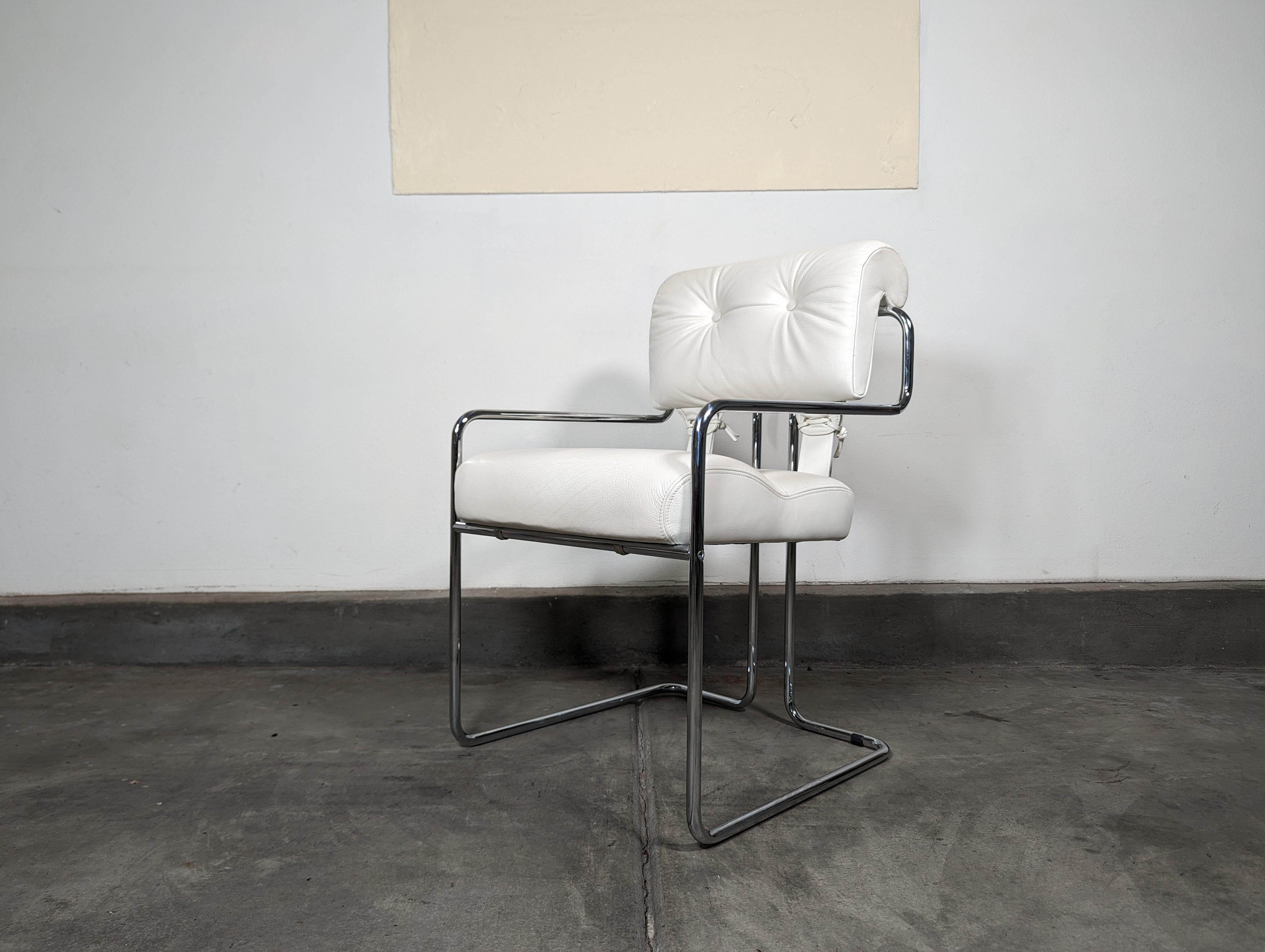 Contemporary Leather Tucroma Chair by Guido Faleschini for i4 Mariani For Sale
