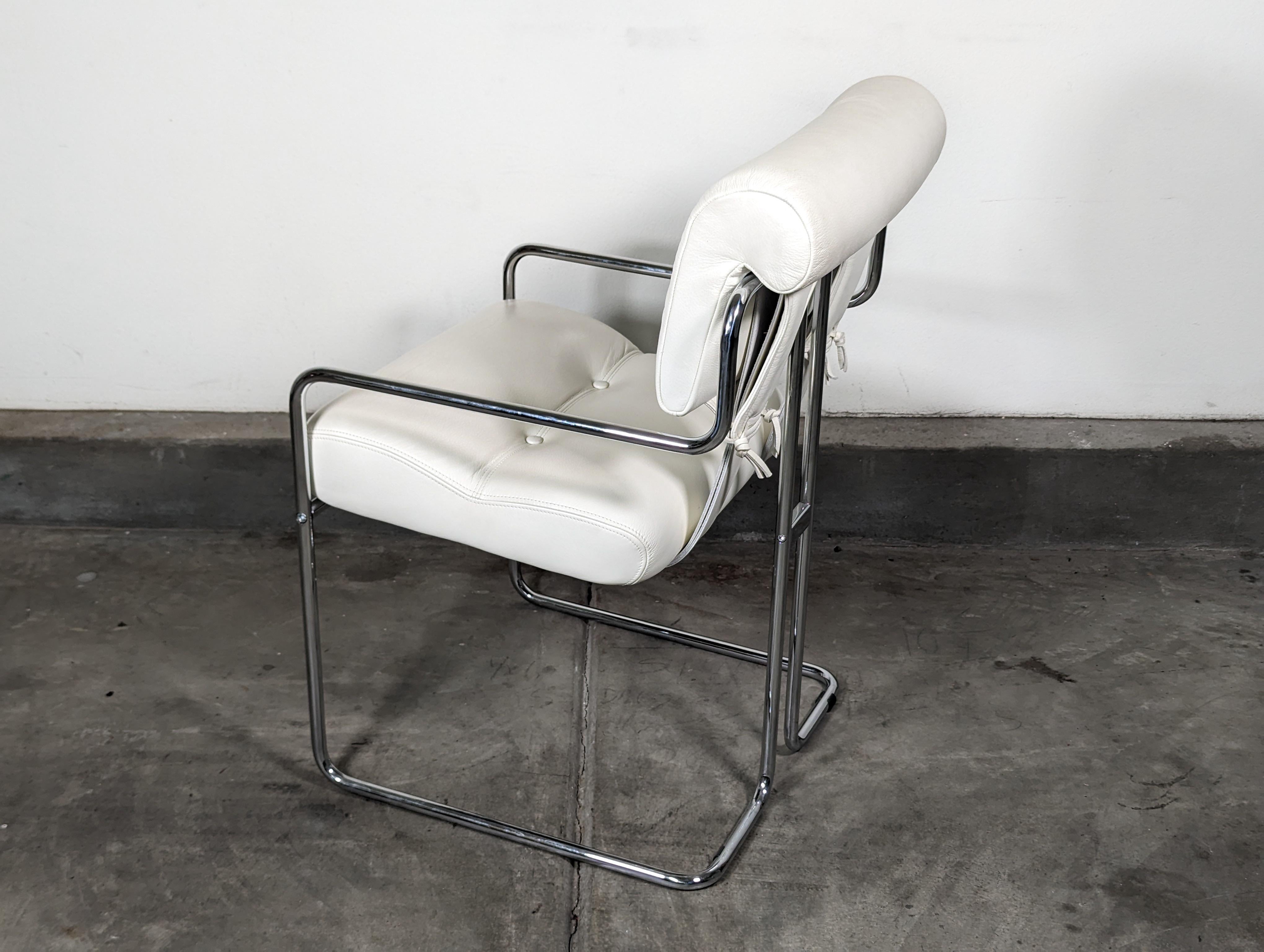 Leather Tucroma Chair by Guido Faleschini for i4 Mariani For Sale 1