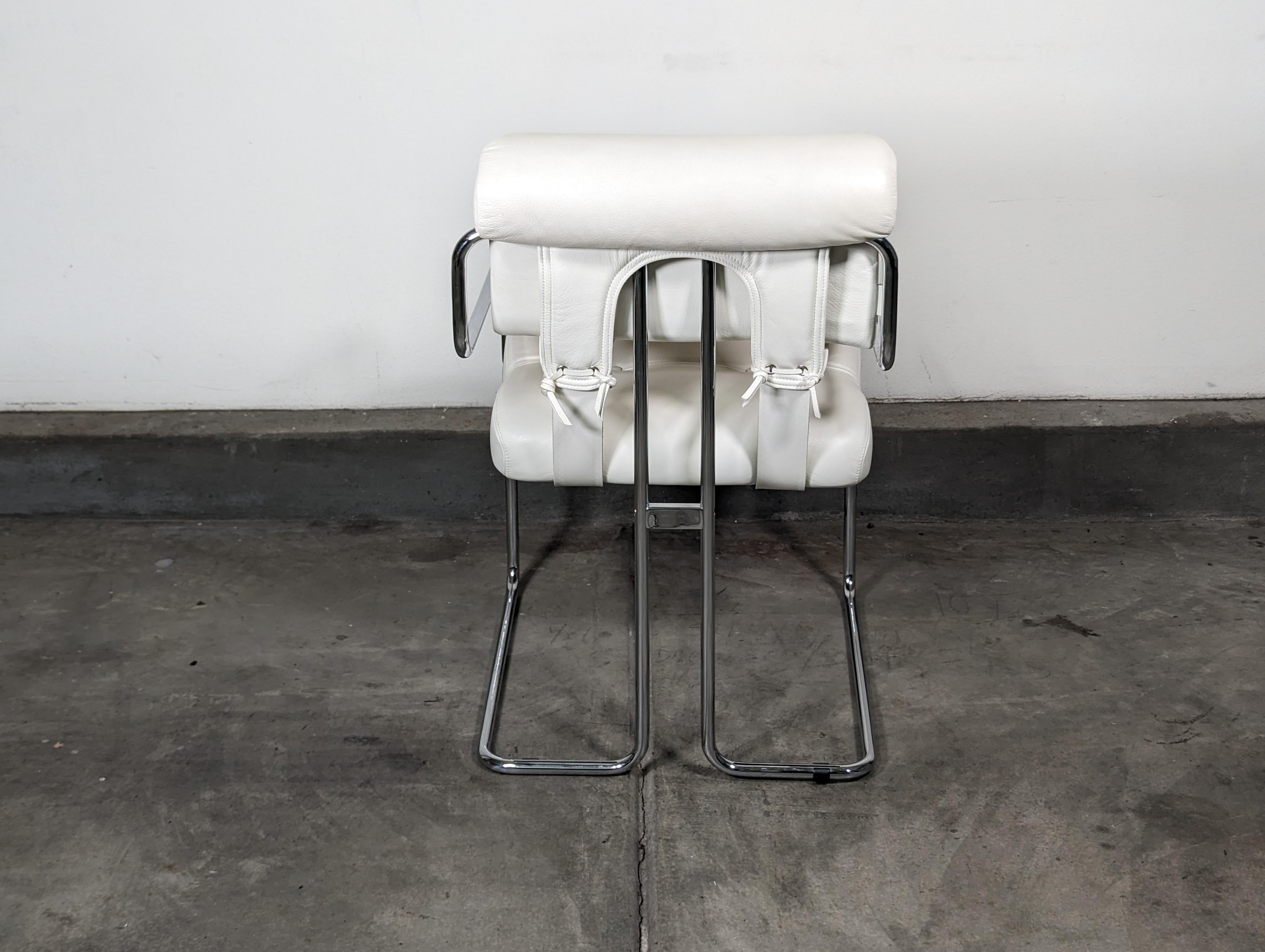Tucroma-Stuhl aus Leder von Guido Faleschini für i4 Mariani im Angebot 3