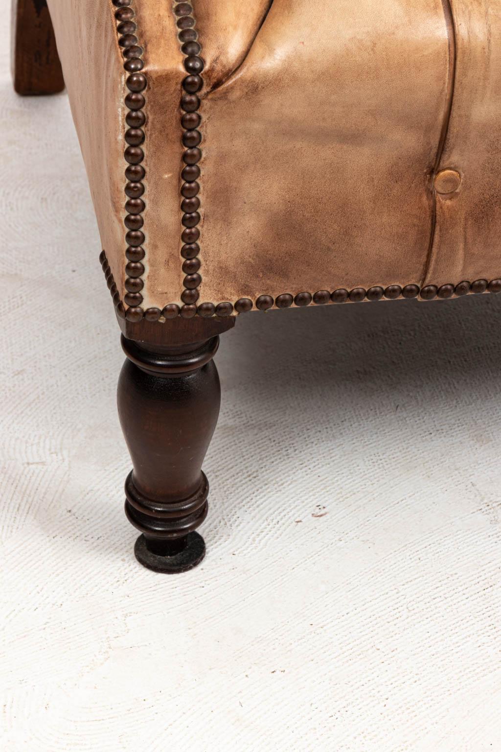 Leather Tufted Chair 1