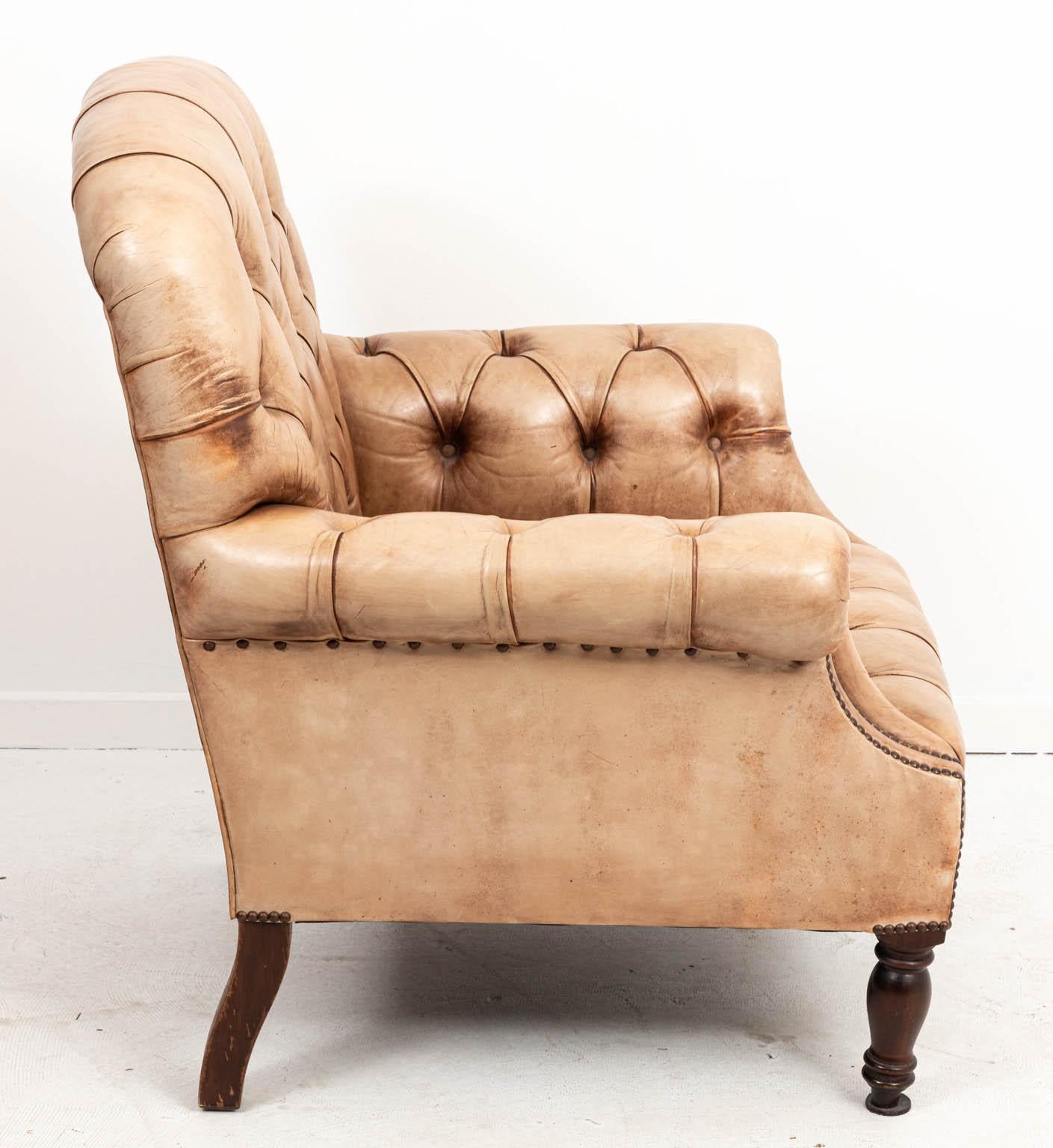 Leather Tufted Chair 5
