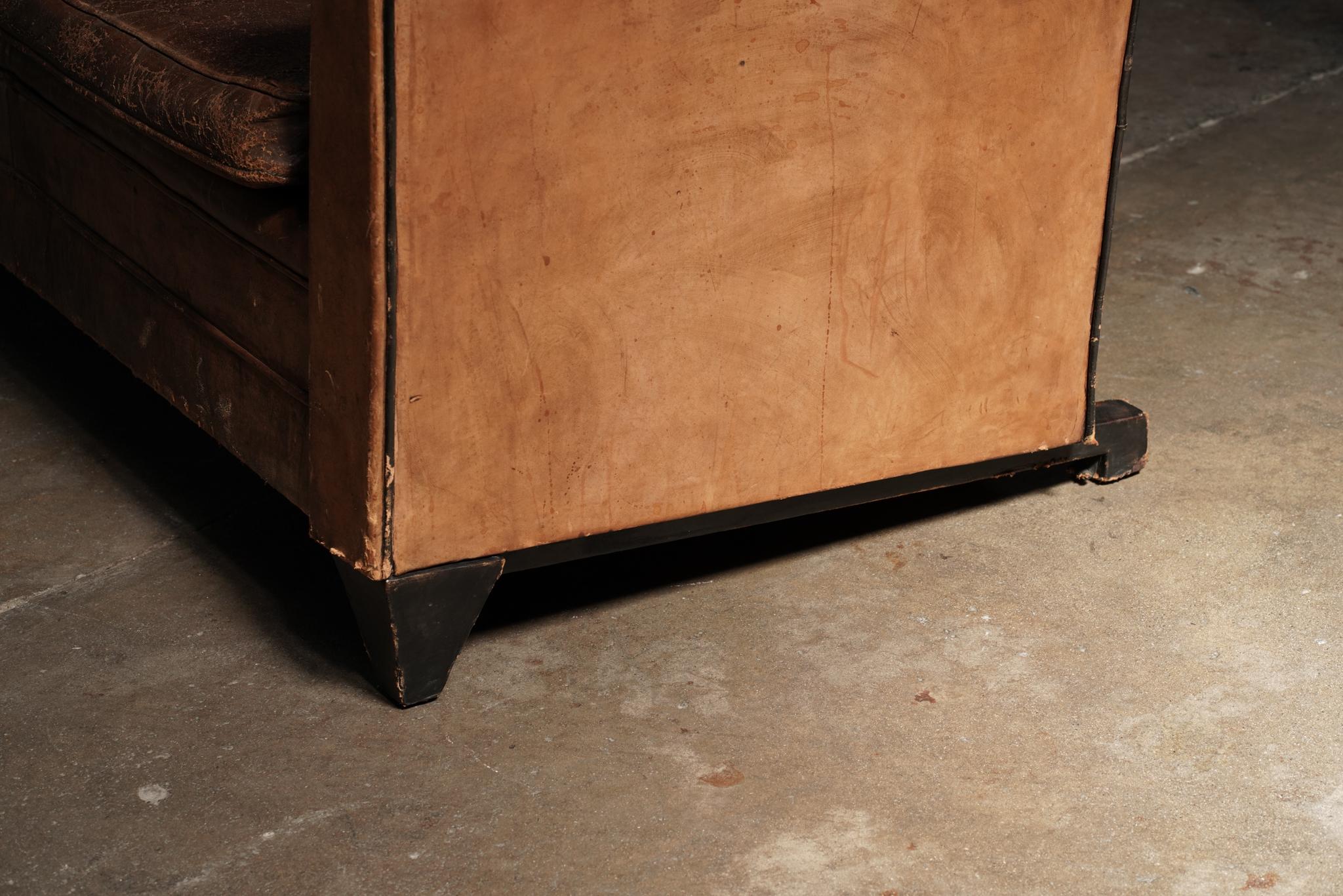 Leather Two Seater By Bart Van Bekhoven For Sale 1
