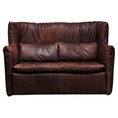 Leather two-seater sofa Gerard van der Berg for Montis