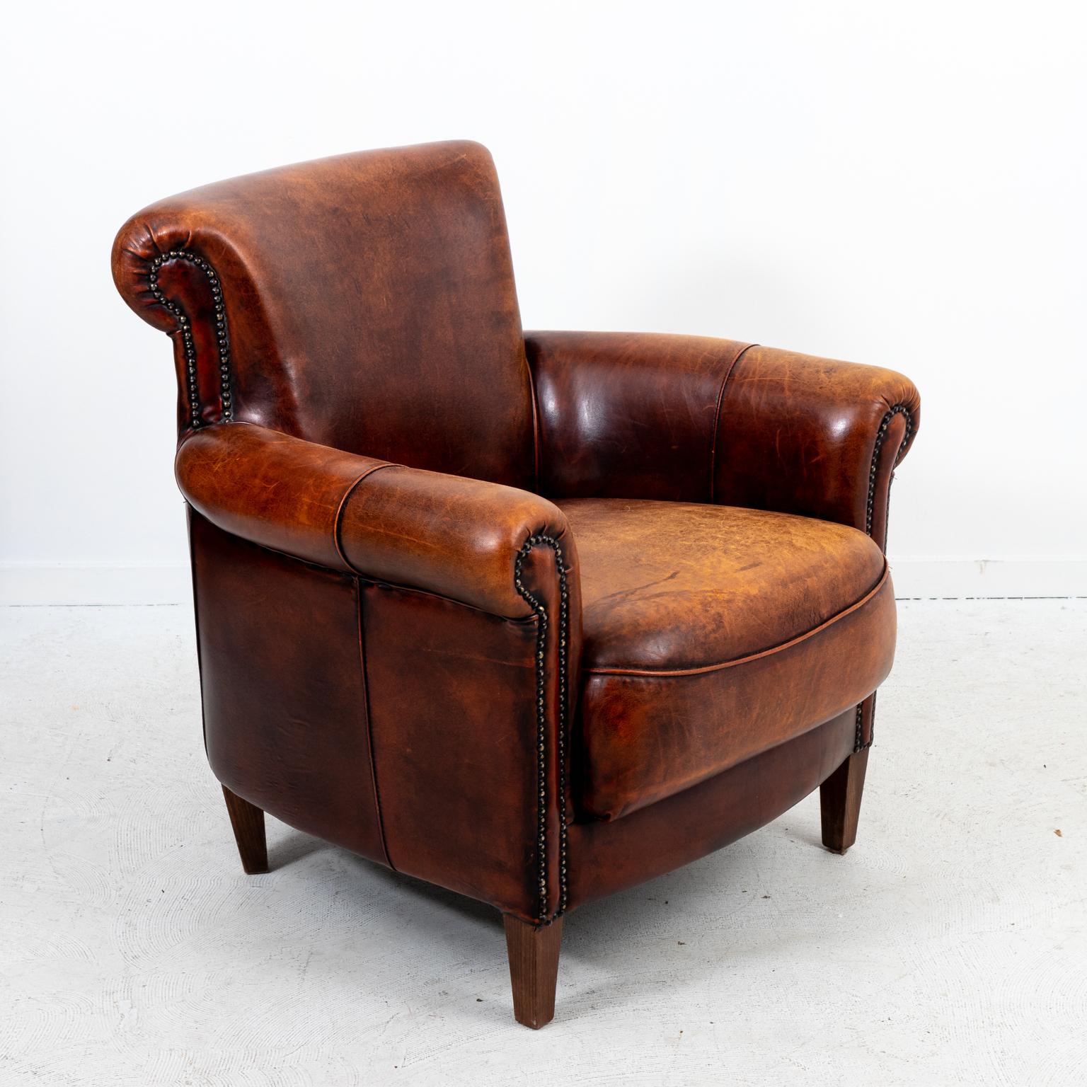 Leather Upholstered Armchair 1