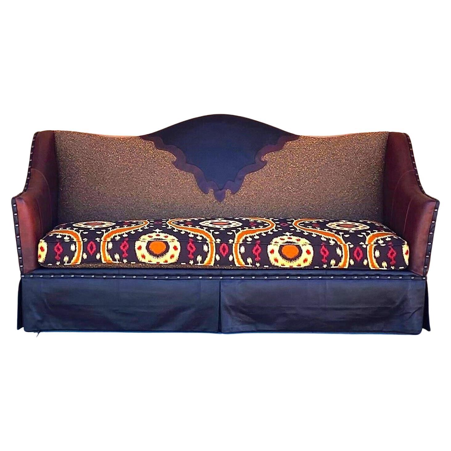 Leather & Upholstery Sofa by Paul Robert