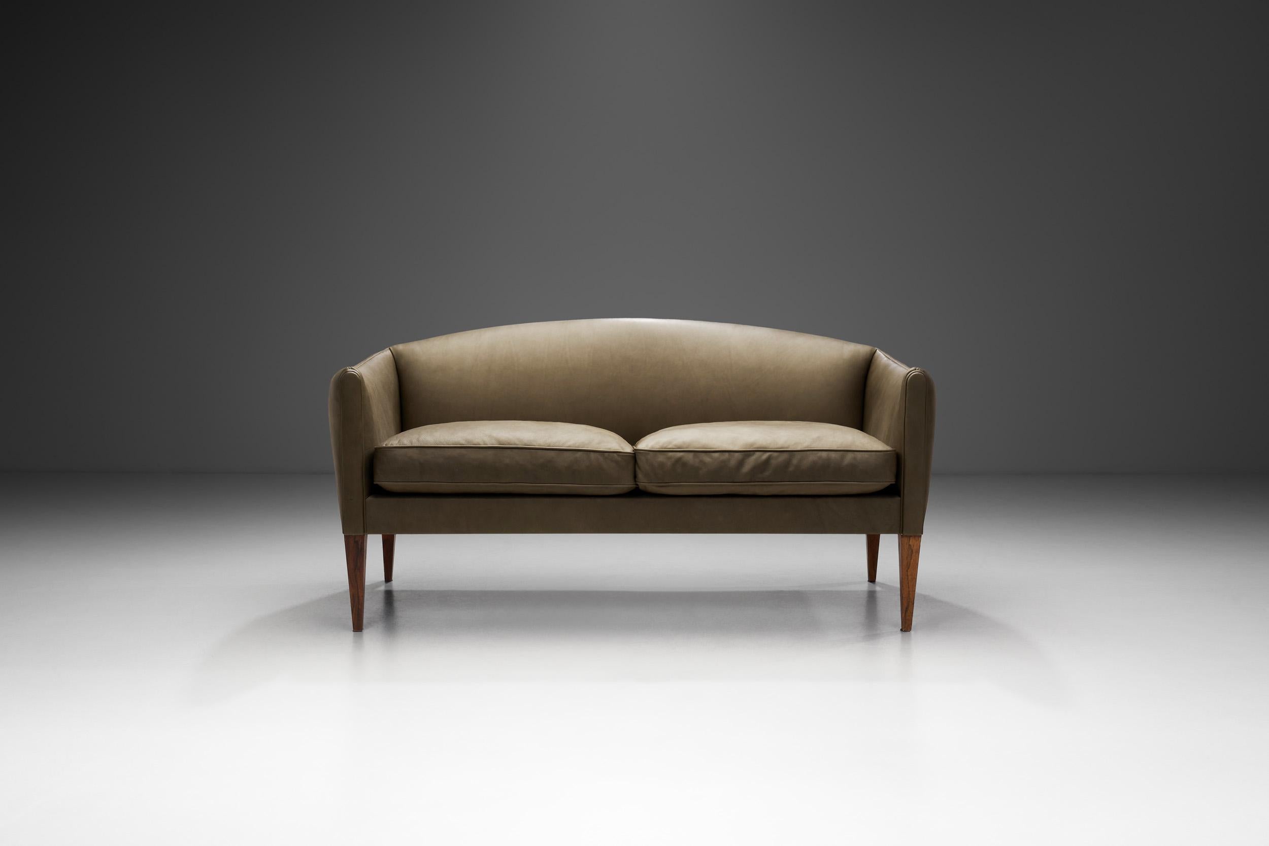 Mid-Century Modern Leather 