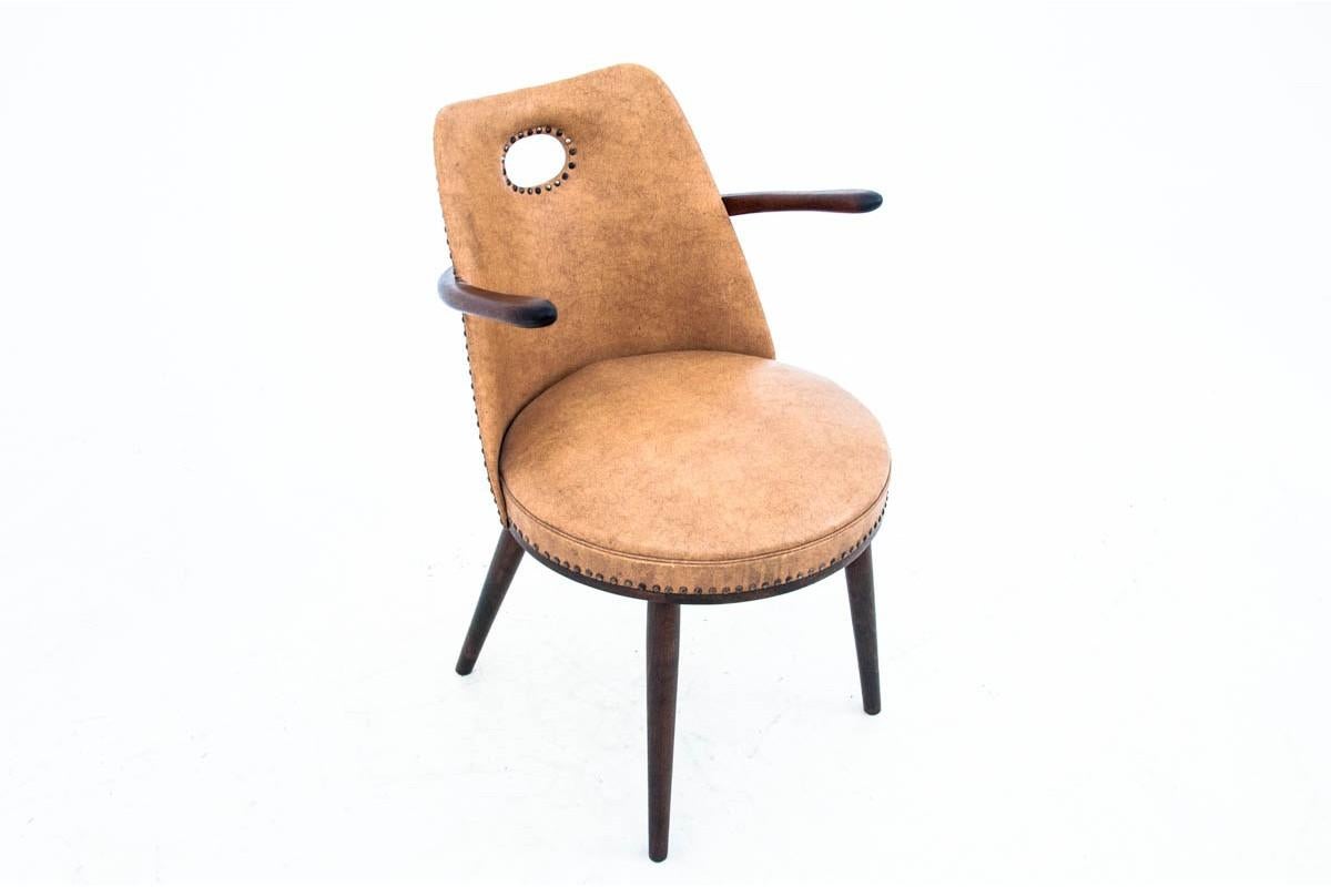Unknown Leather Vintage Armchair