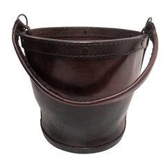 Leather Water or Feed Bucket, English 19th Century