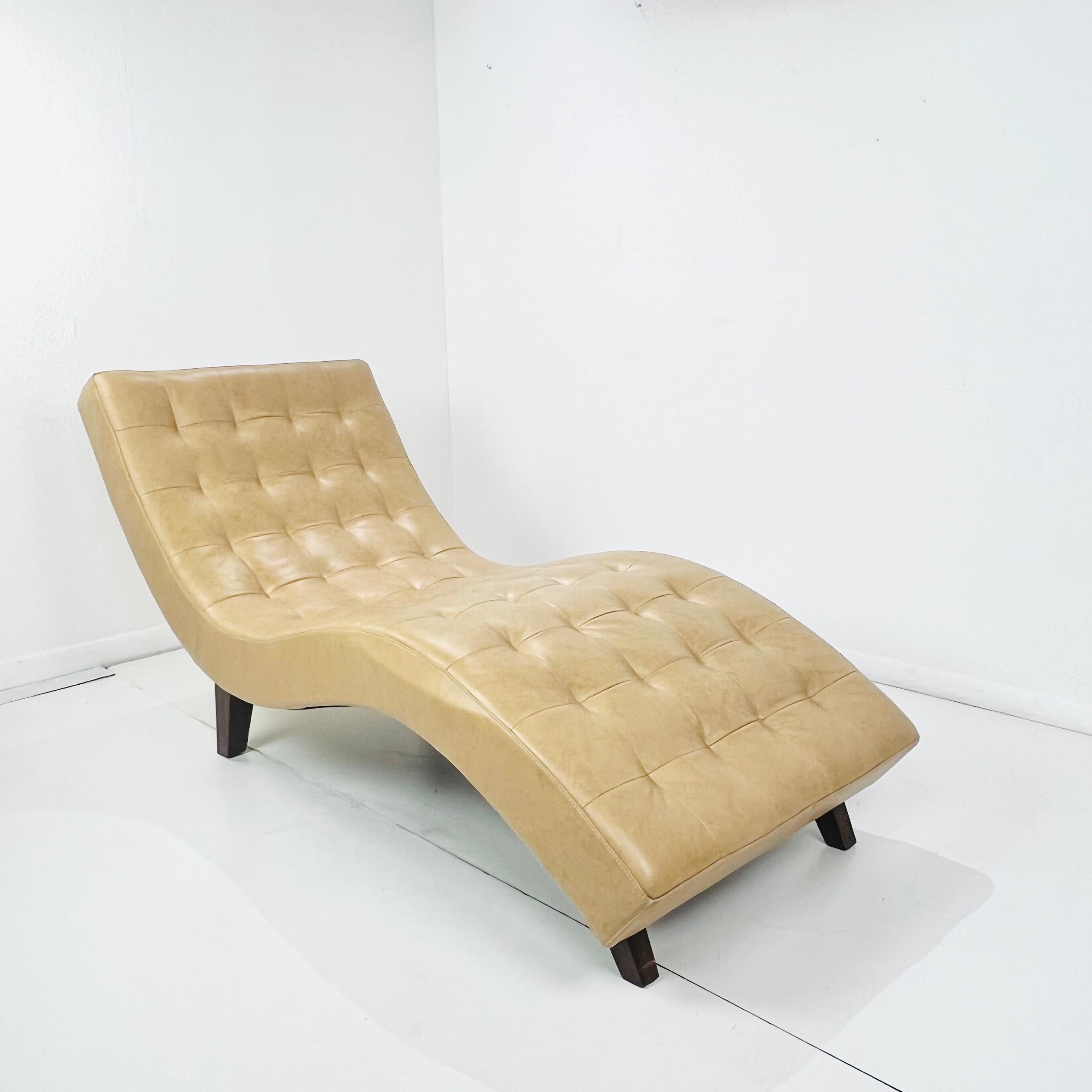 Cuir Fauteuil de salon Wave en cuir