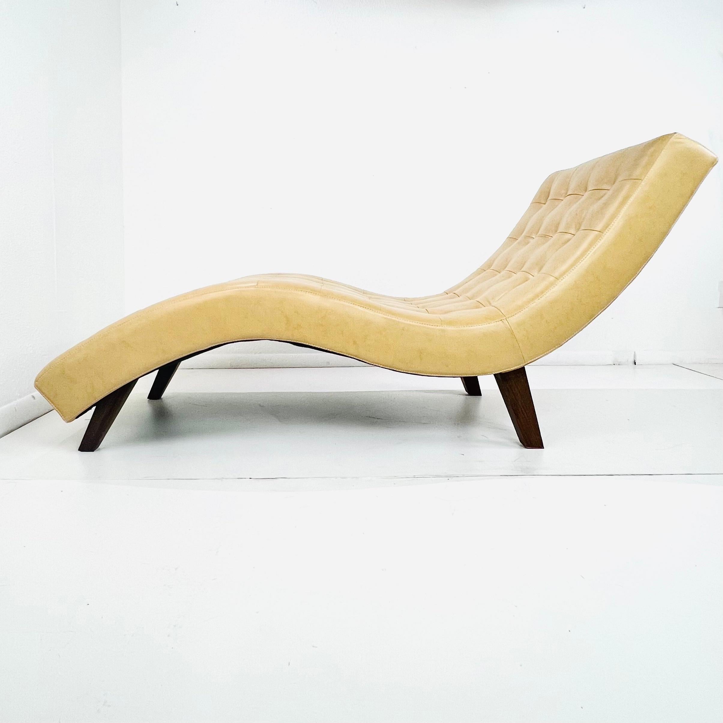Fauteuil de salon Wave en cuir 2