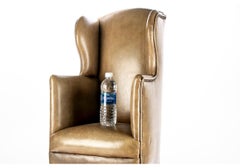 Leather Wing Chair Salesman's Sample