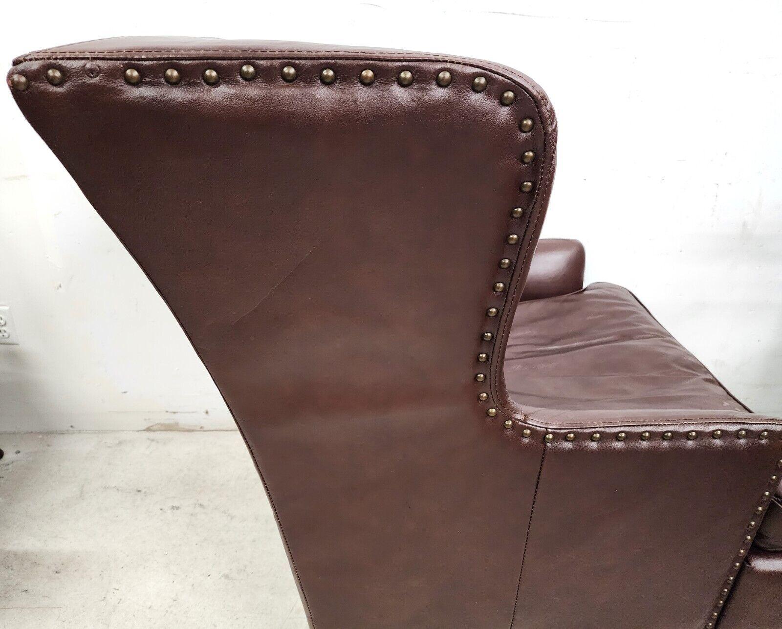 Fin du 20e siècle Fauteuil Wingback en cuir par DeCoro en vente