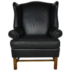 Leather Wingback Chair