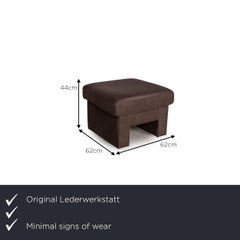 Leder-Werkstatt-Lederhocker Braun
