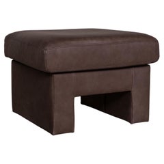Leather Workshop Leather Stool Brown