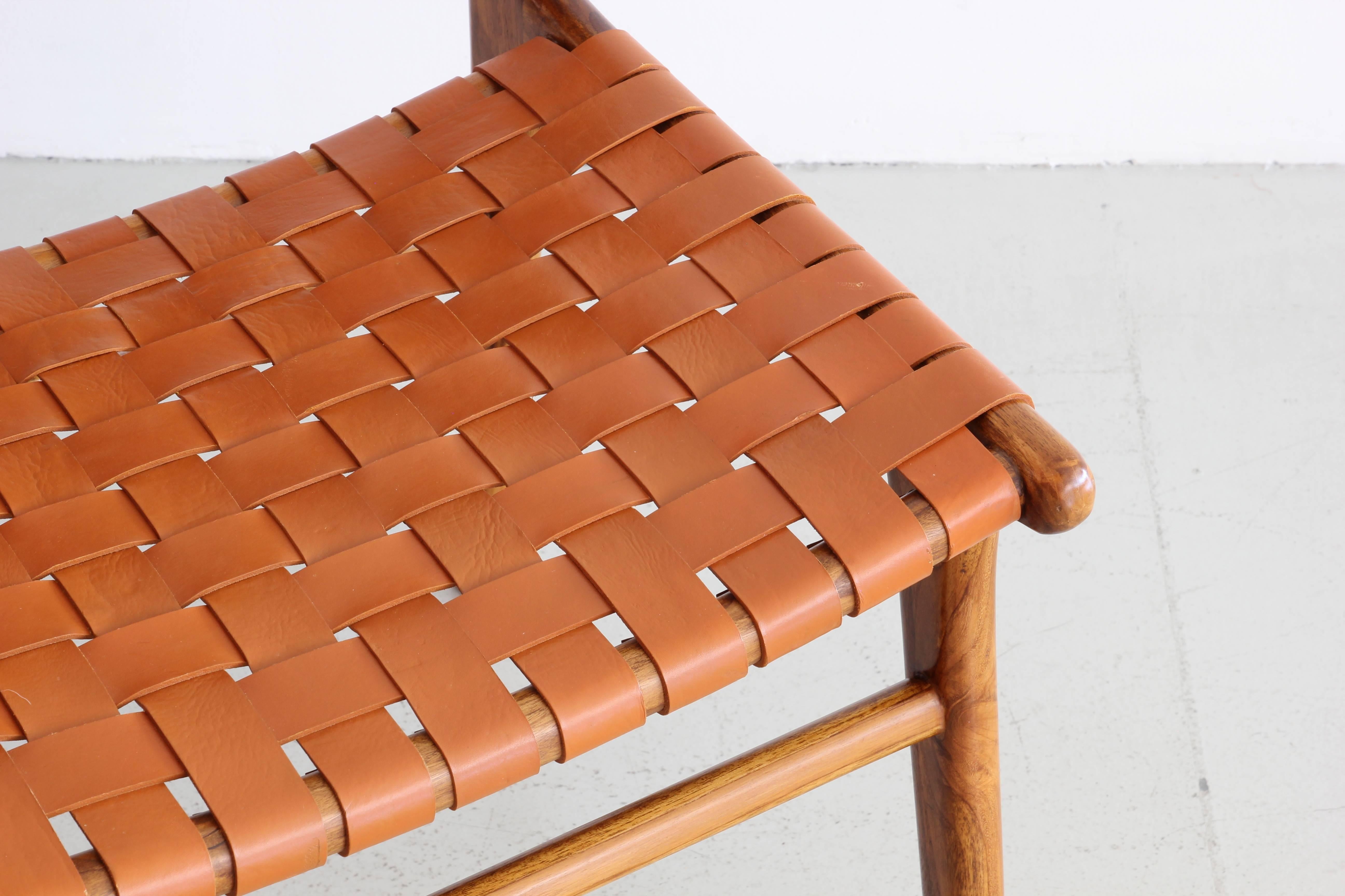 Leather Woven Chairs 7