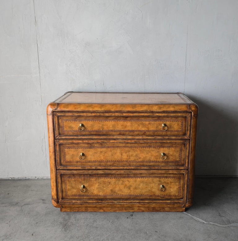 leather wrapped dresser Homary Humply Modern Black Leather 6 Drawer Dresser Chest with Storage Cabinet
