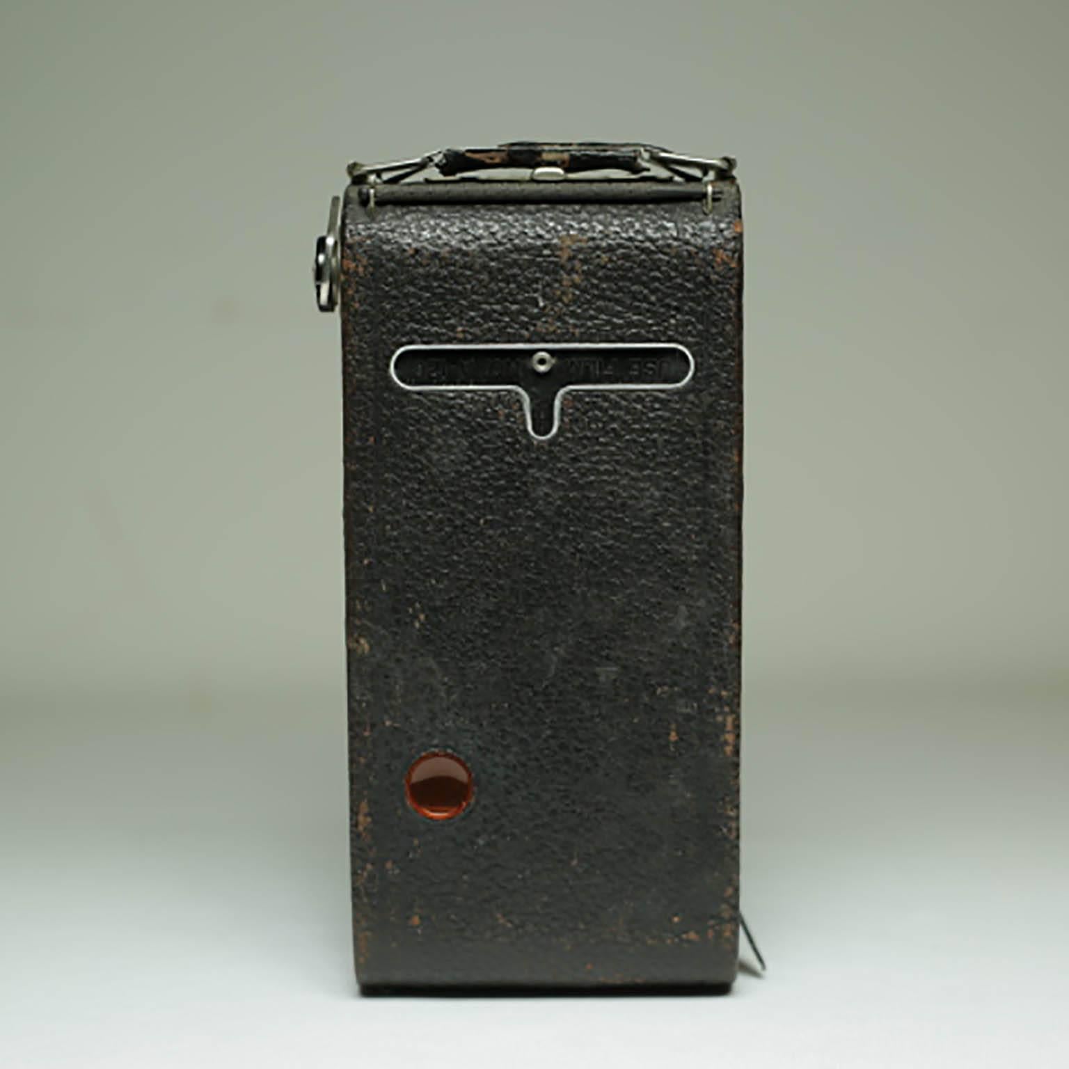 Leather Wrapped Eastman Kodak Fold Out Land Camera, circa 1920s In Good Condition In San Francisco, CA