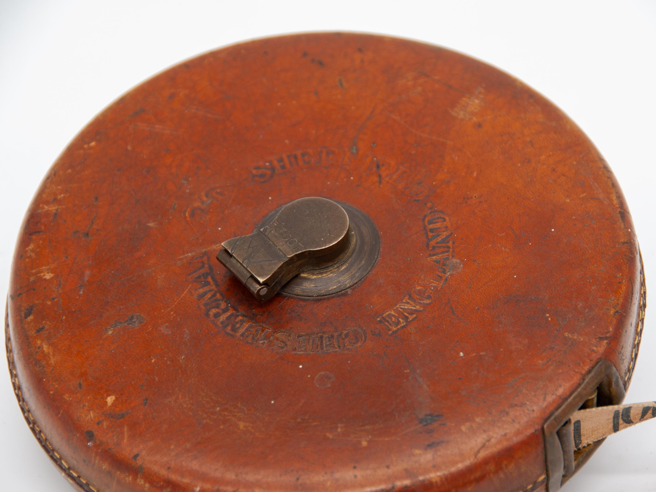 British Leather Wrapped Measuring Tape