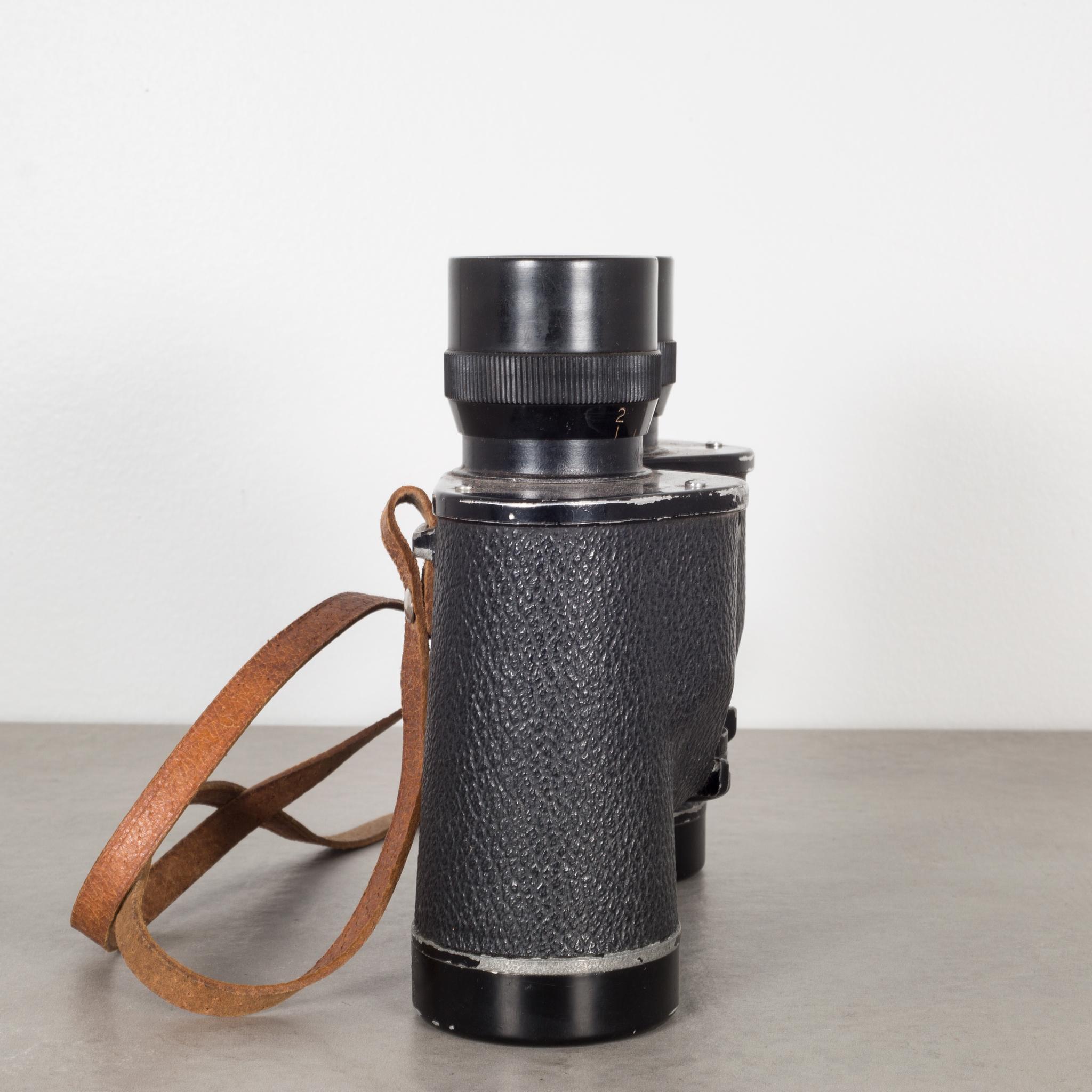 Japonais Binoculars Palomar enveloppés de cuir et coffret en cuir, vers 1950
