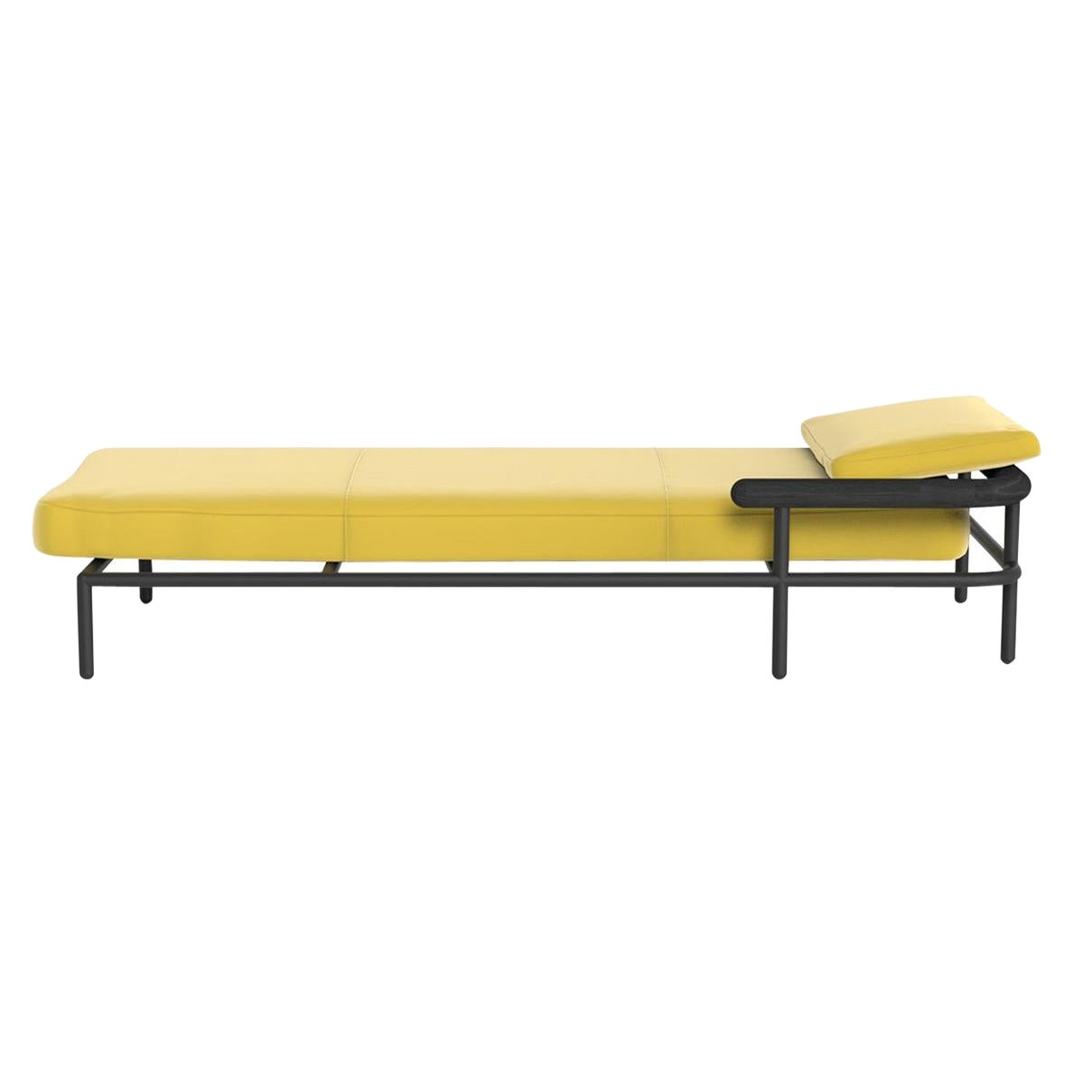 Leather "X-Rays" Daybed, Alain Gilles For Sale
