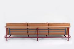 Leder-X-Rays-Sofa aus Leder, Alain Gilles