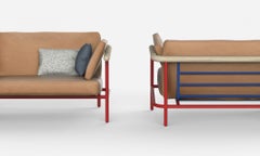 Leder-Sofa „X-Rays“ von Alain Gilles