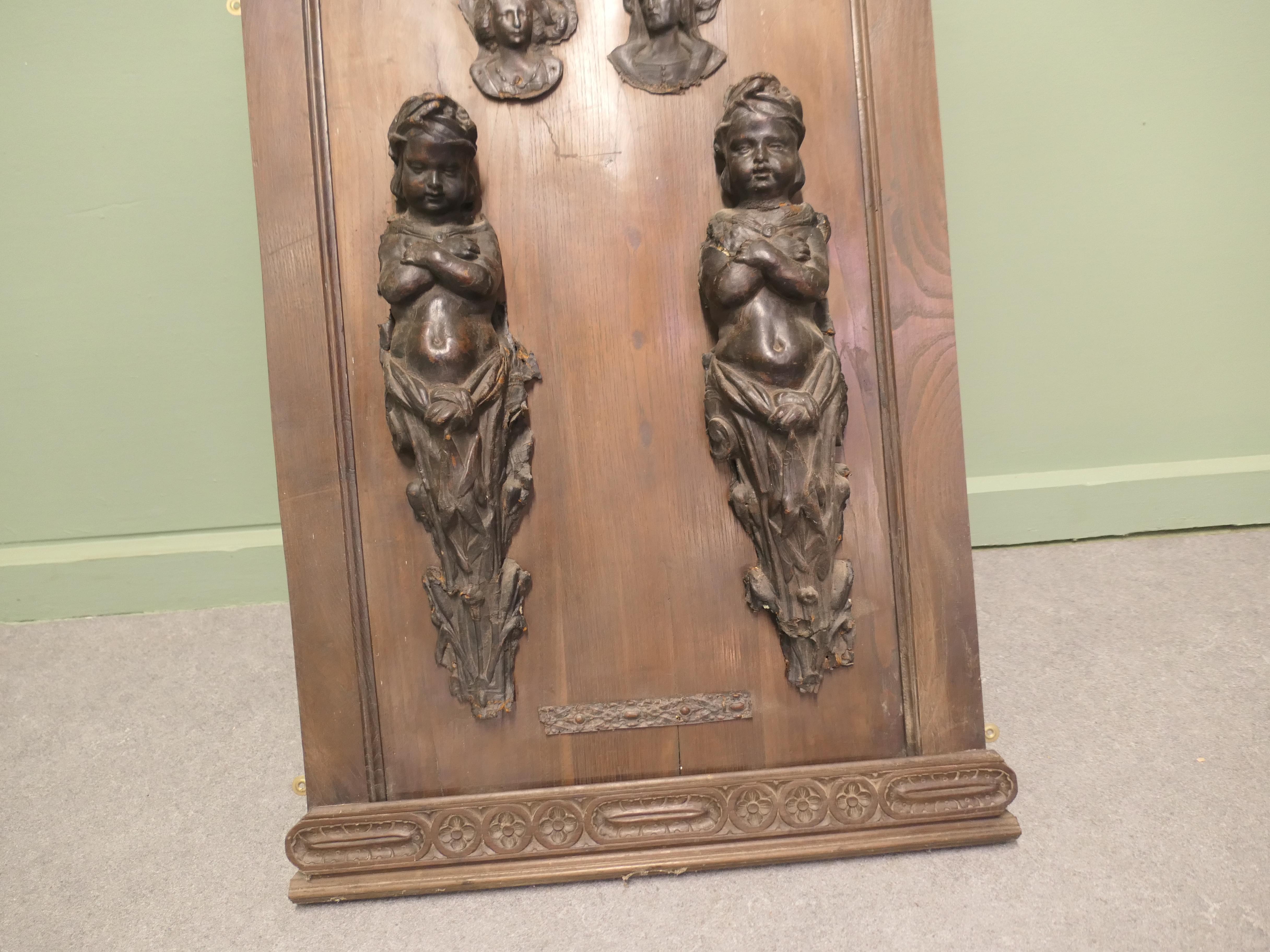 Georgian Leathermaché Architectural Decorations, Putti and Others For Sale