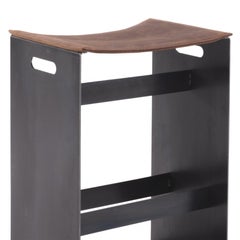 Taburete alto Leatheron